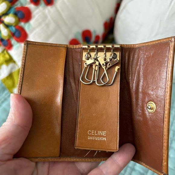 CELINE Vintage Macadam Key Holder - Picture 5 of 6